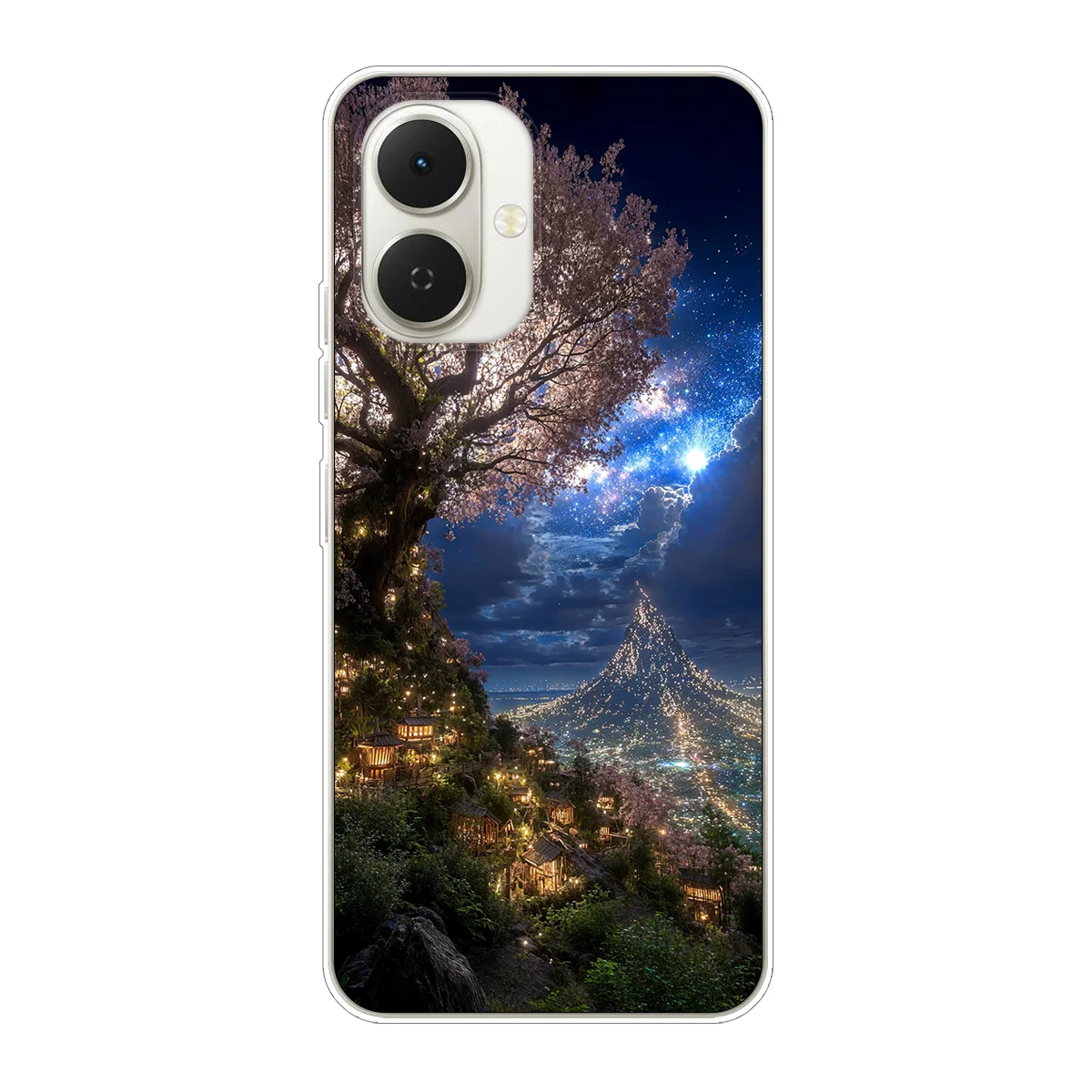 

Cool Personalized Pattern Clear TPU Phone Case For Tecno Spark Go2 Anti Yellow Shockproof Full Protection Cover