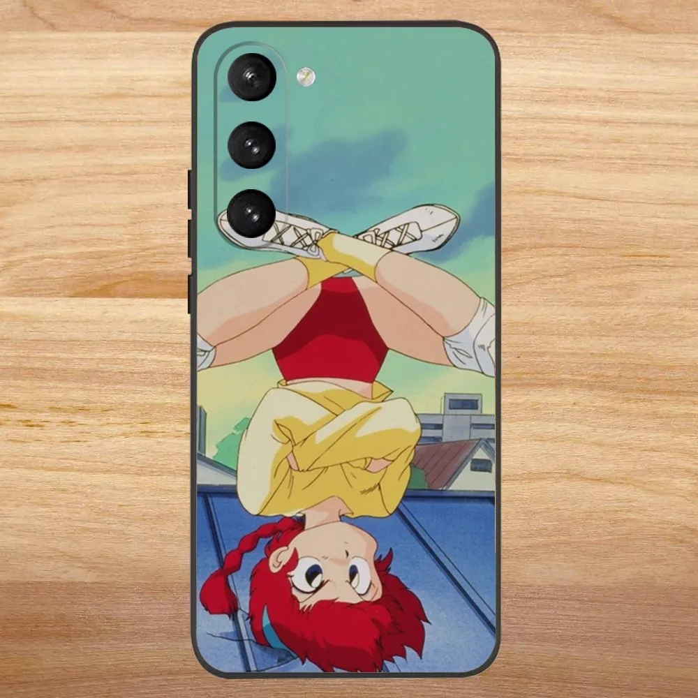 comics Ranma 1 2 Phone Case For Samsung S23,23,22,30,21,10,9,Note20 Ultra,Lite,Ultra,5G,Plus,FE,Black Soft Case