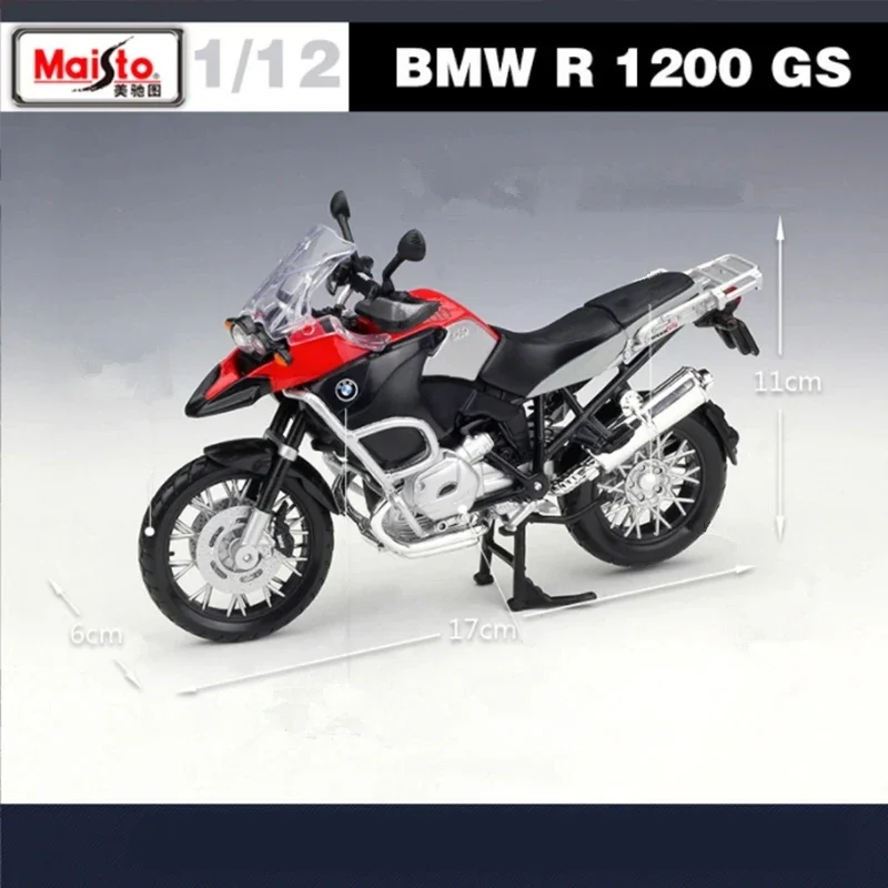 Maisto 1:12 BMW R1200 GS Alloy Racing Motorcycle Model High Simulation Diecast Street Sports Motorcycle Model Gifts Toys Boys