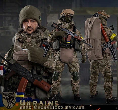 

In Stock FLAGSET 1/6 Soldier Model 73053 Ukraine 93rd Mechanized Brigade 12inch Full Set Action Figure Model Toys
