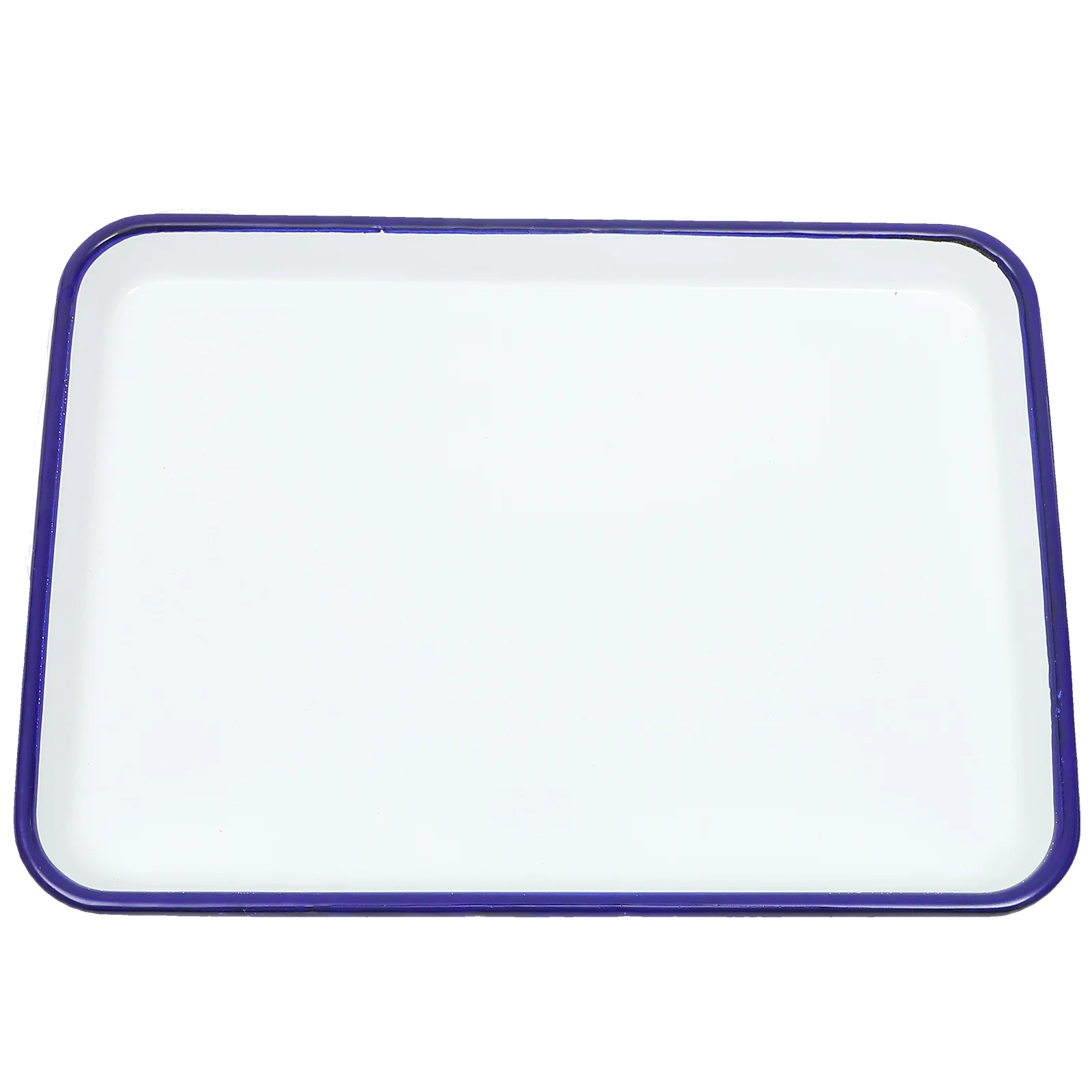 

Enamel Baking Pan Tray Pie Pans Tin Roasting Food Wear-resistant Oven Rectangular Serving Dish Square Plate