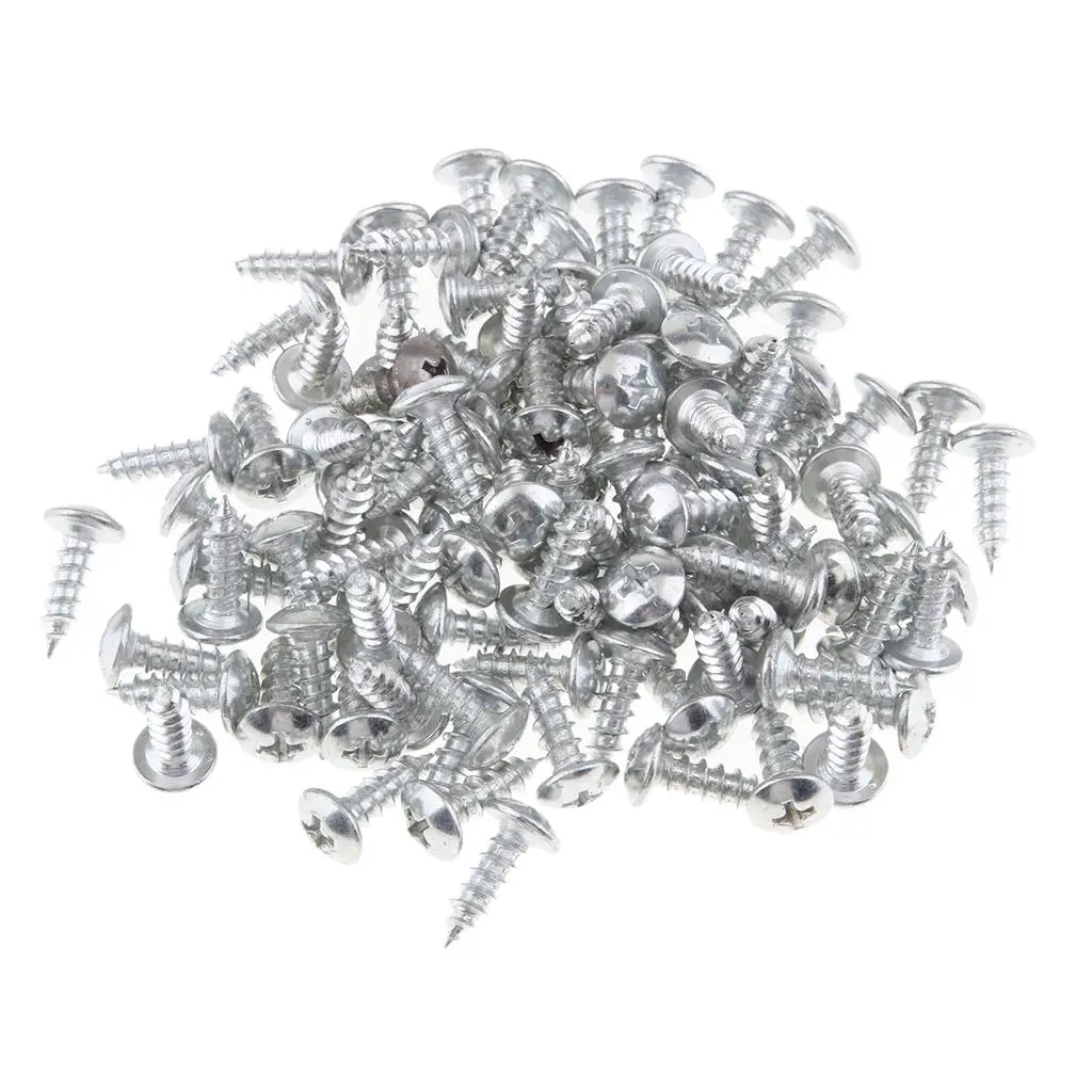 6x100Pcs Motorcycle Fairing Body Bolts Fastener Clips Screws