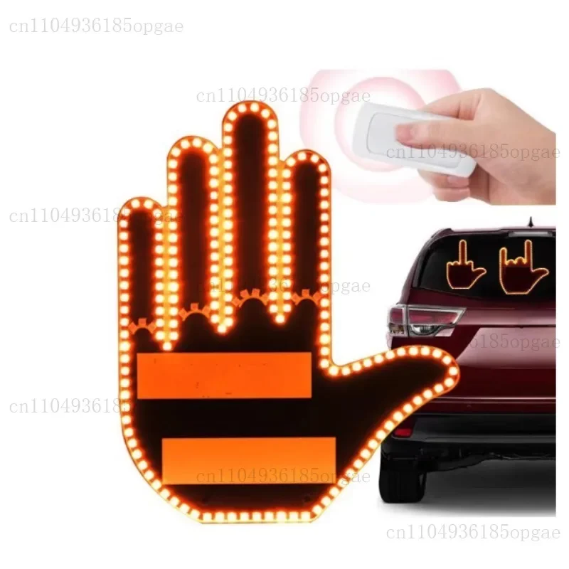 Car LED Fun Expression Light Face Light Rear Window Multi-function Warning