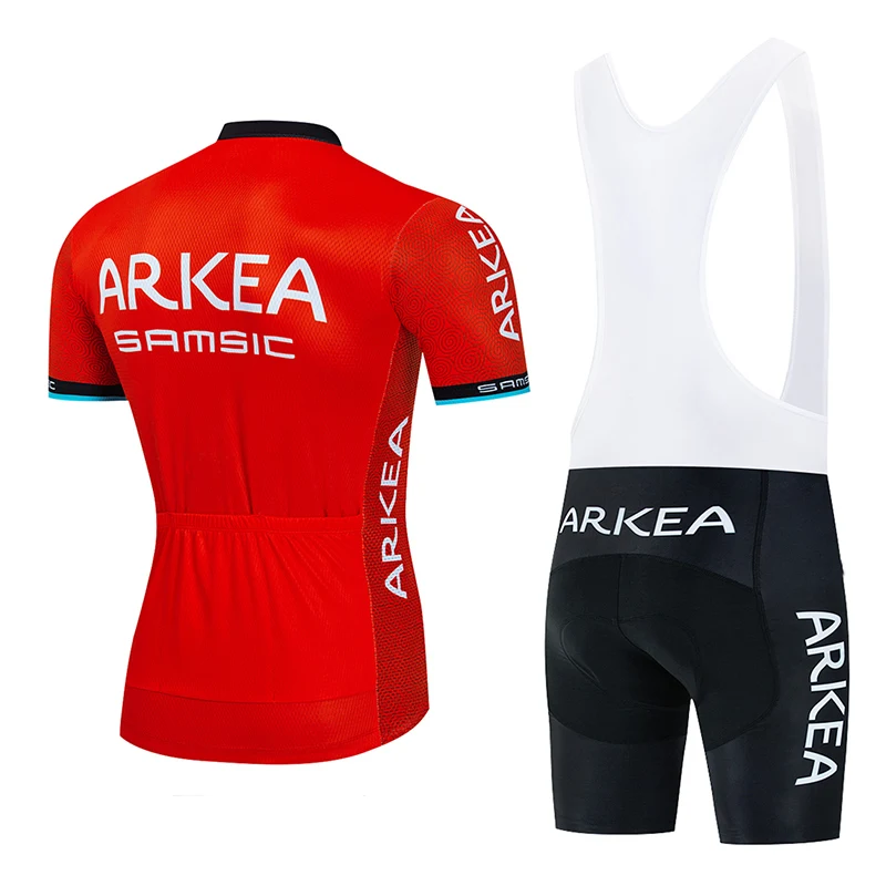 Team ARKEA SAMSIC Cycling Jersey Set Mens Bicycle Clothing MTB Shirt Road Bike Clothes Sport Suit 20D Bib Short Maillot Ciclismo