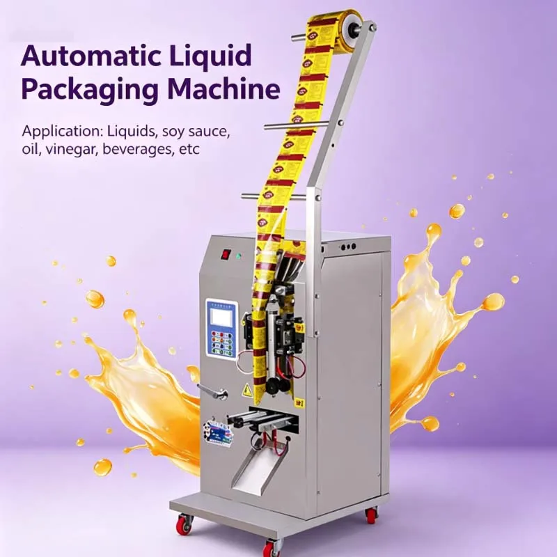 

Automatic Liquid Packing Machine Water Pouch Juice Bag Packaging Machine Soy Sauce Vinegar Auto Filling And Sealing Machines