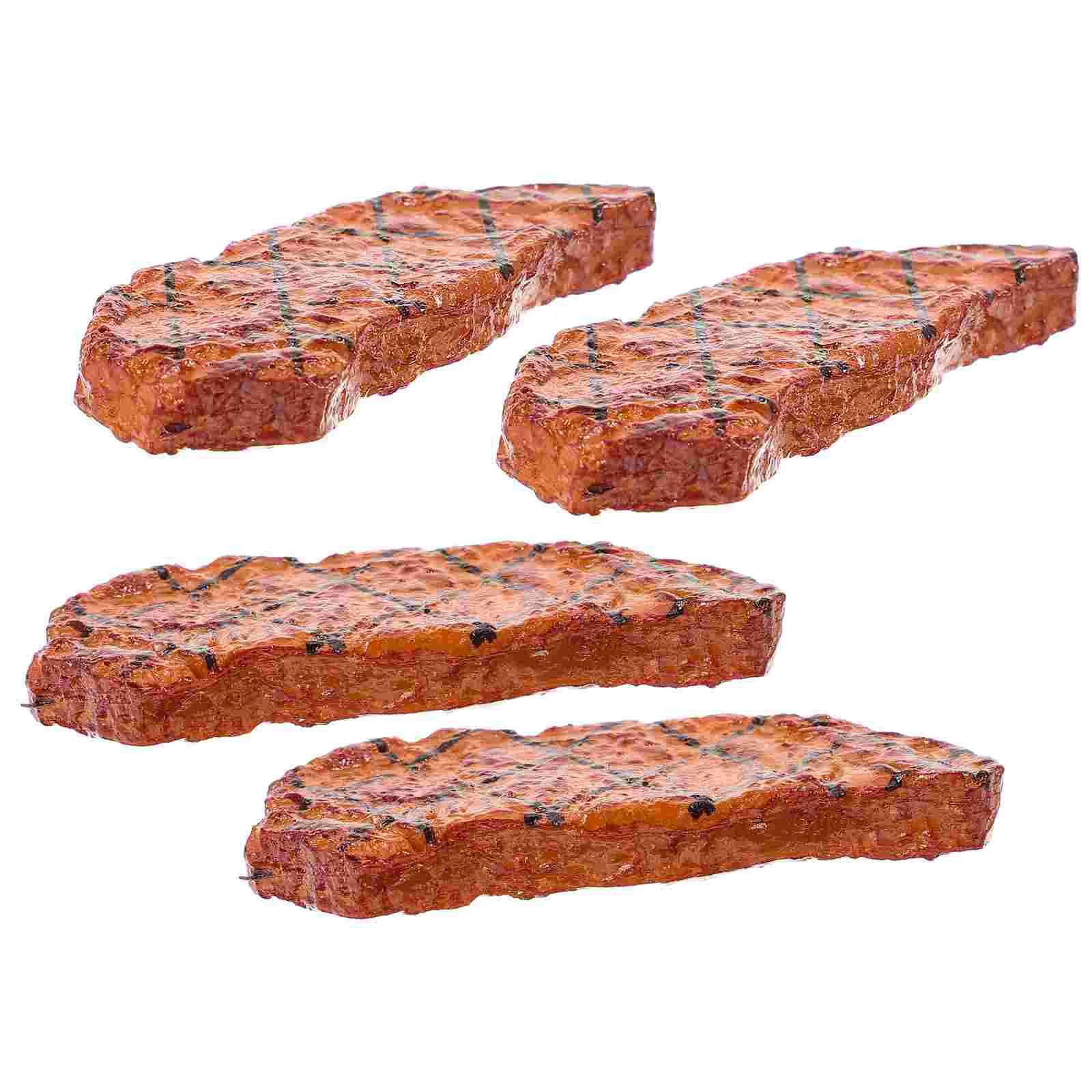 Mini Steak gefälschte realistische künstliche Steaks Dekor Fleisch Dekoration Lebensmittel Modell Ornament