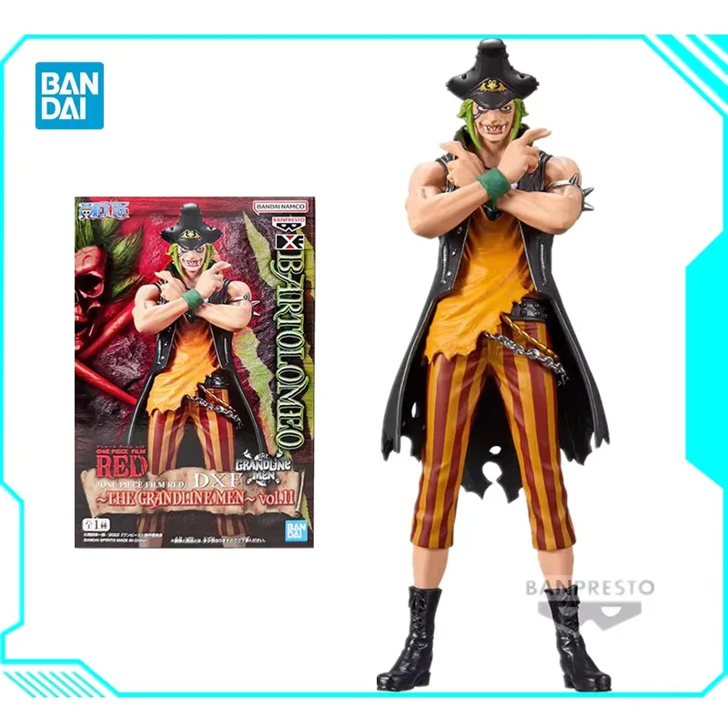 

Bandai Original Banpresto ONE PIECE DXF Bartolomeo PVC Anime Action Figure Toys forKids Gift Collectible Model