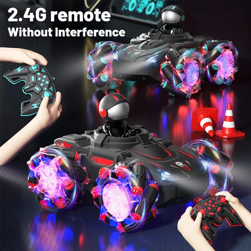 

JJRC Q169 2.4G Stunt Drift RC Car Children Sound and Light Toys High Definition Projection Special Effects Car Boy Birthday Gift