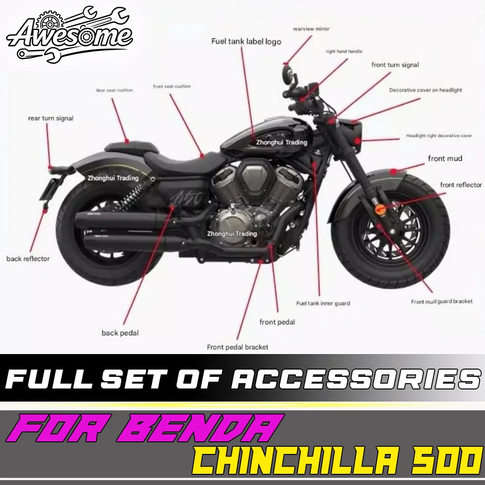 Juego Completo de Accesorios para BENDA CHINCHILLA 500