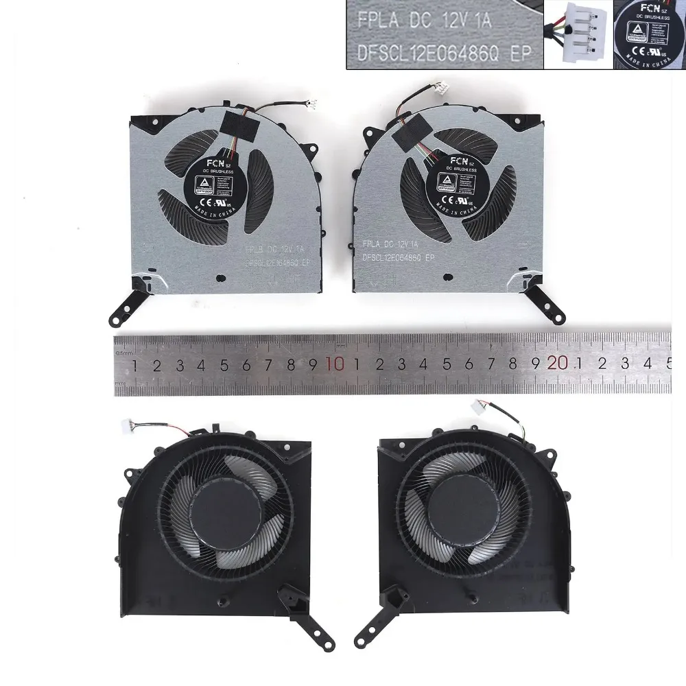 

Laptop Cooling Fan for Lenovo 15ARH7 R9000P Y9000P 2022 12V CPU+GPU