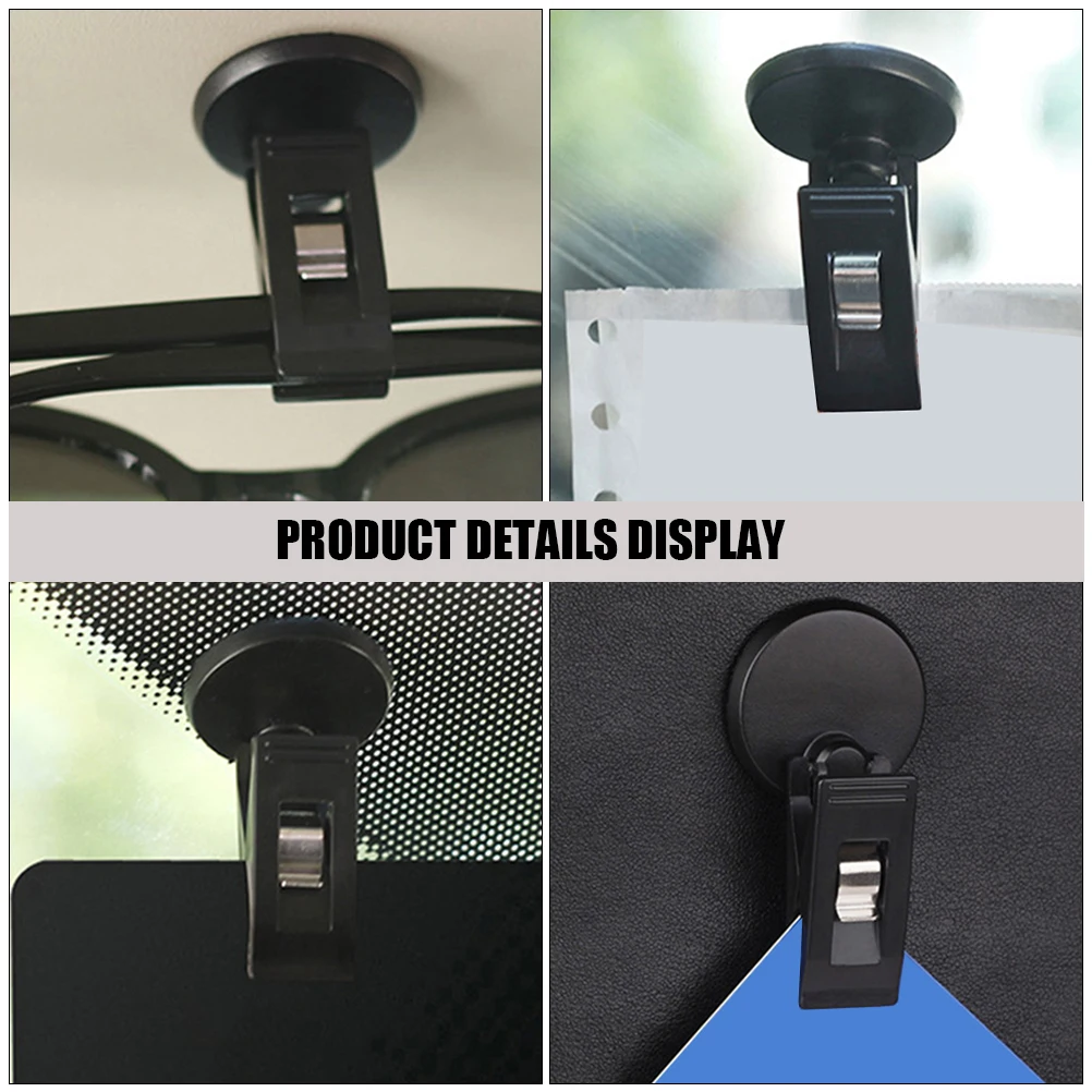 

2 Pcs Oil Card Ticket Holder Automotive Shiny Pvc Organizers Windshield Parking