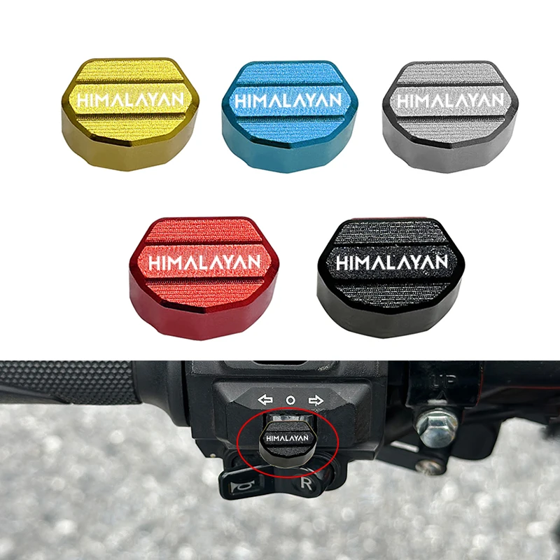 

For RE Himalayan 450 452 Himalayan450 Himalayan 450 scram 411 Mototcycle CNC Switch Button Turn Signal Switch Key cap