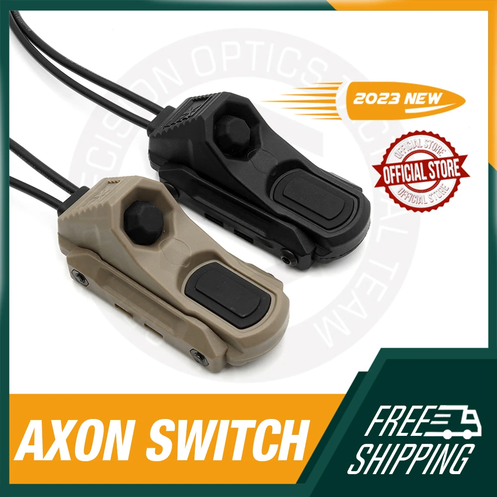 

2024 New SPECPRECISION unAXON Dual Remote Switch SF And Crane/2.5mm/3.5mm Laser Plug Leads 7″ Cable Tactical Light Accessories