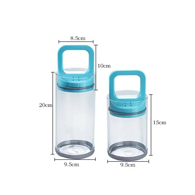 1Pcs Vacuum Sealed Tanks for Coffee Beans Kitchen Food Storage Container Glass Coffee Cans Fresh Keeping Moisture Proof Canister