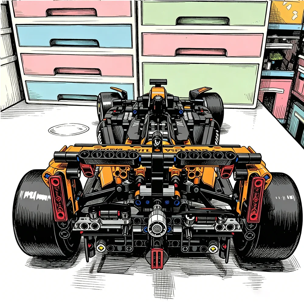 1675 Peças Blocos de Montar Ca - Model Kit Formula 1 avaliação e preço