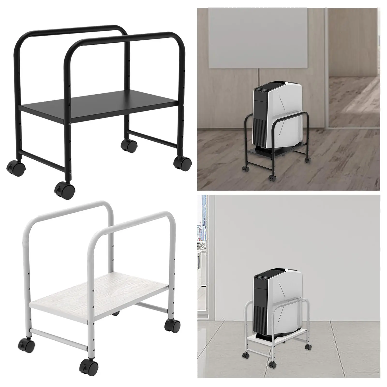 Support hôte d'ordinateur, support CPU mobile polyvalent à hauteur réglable