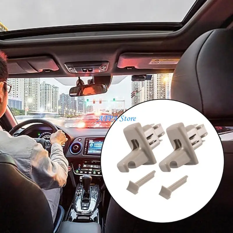 

U13C Replacement Sun Visors Fastener Bracket Retainer Clip Plastic Automotive Interior Accessory For Popular Vehicle Models