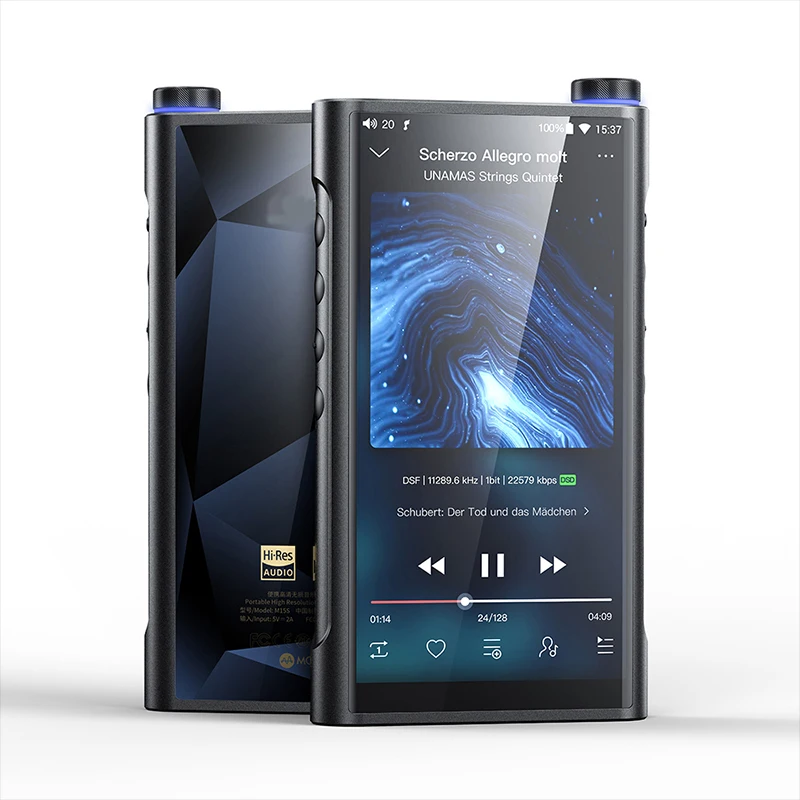 

MP3 player Desktop-Class with Dual ES9038PRO /Android 10 5.99inch/THXAAA-788+ DSD512 HiFi Bluetooth 5.0 Music Player