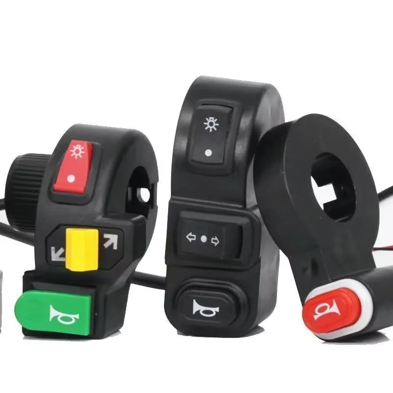 Three-in-one combination turn signal switch with three-point horn switch assembly  For BMW victory Sanyang motorcycle