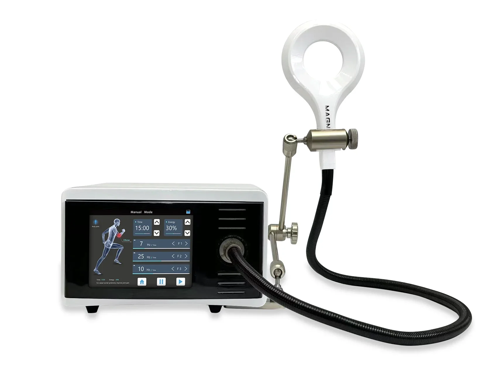 مغنطيسية محمولة للعلاج الطبيعي بالعلاج المغناطيسي ، تخفيف الألم ، علاج الإصابات الرياضية PEMF ، جهاز العلاج الطبيعي