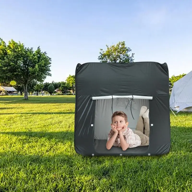 Kids Popup Tent Portable Kids Calm Down Corner Tent Indoor Sensory Play Equipment Foldable Tent With Travel Bag For Boys And