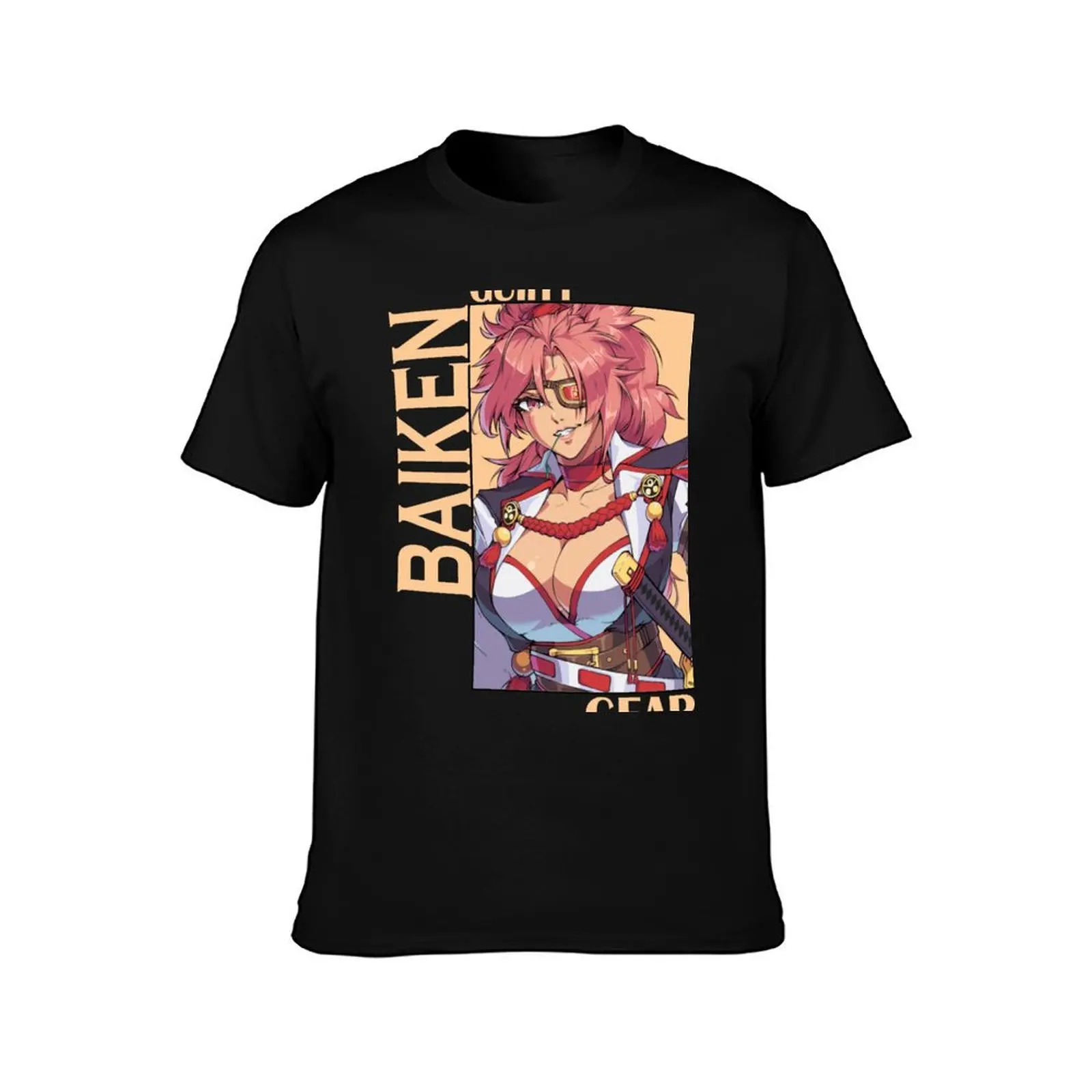 Guilty Gear Baiken T-Shirt Casual Holiday Short Sleeve Tee T-Shirt