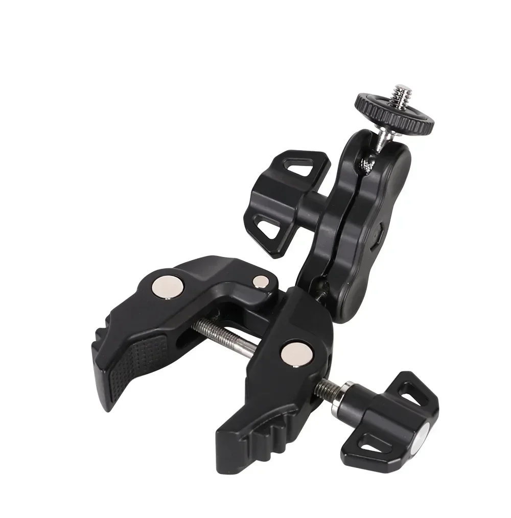 ZMRLMHY Equipped with Crab Claw Clip Universal Display Stand and Ball Head Clip Super Stand.Universal Camera Magic Arm Ball Head