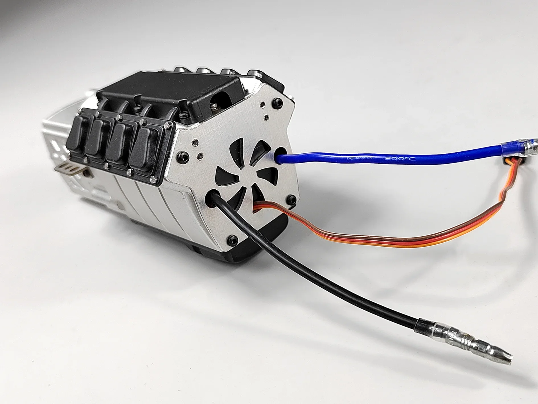 1/14 Tractor Muddy Truck Gearbox Gearbox Wavebox with Transfer DIY for Tamiya Lesu Scania Men Volvo Parts