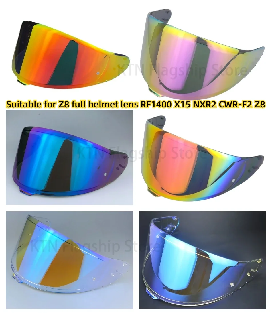 

Suitable for Z8 full helmet lenses RF1400 X15 NXR2 CWR-F2 Z8 motorcycle helmet day and night universal