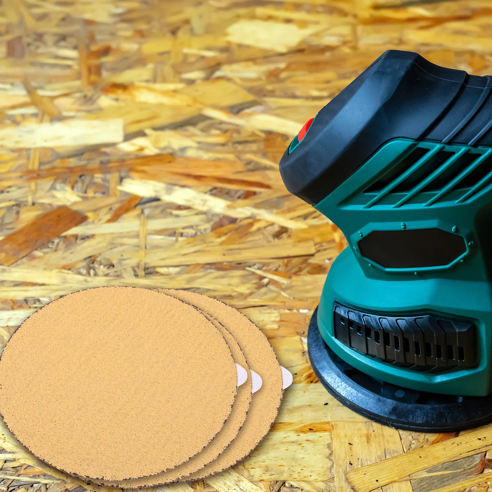 

10Pcs Adhesive Sanding Discs 40 Grit Round Sandpaper Sheets for Angle Grinder Attachments Strong Peel-Resistant Bond