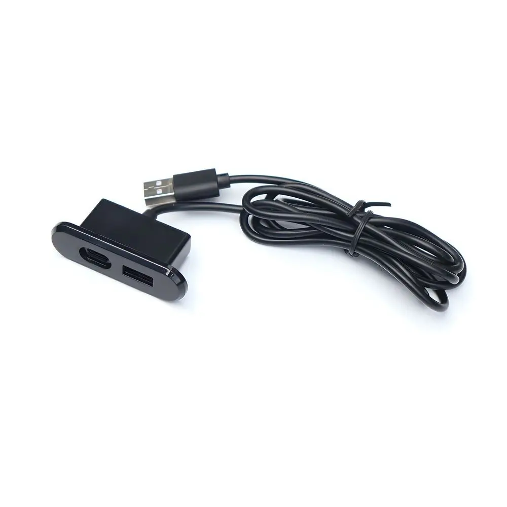

Встроенная настольная USB-розетка, мини-шнур 1,2 м, адаптер для настольной зарядки, зарядное устройство USB TYPE-C, мебельная розетка для дивана