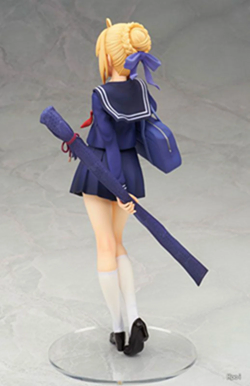 22CM Anime Fate/Stay Night Altria Pendragon Figure 1/7 School Uniform Dress Up Model Toy Gift Collection Action Figure PVC