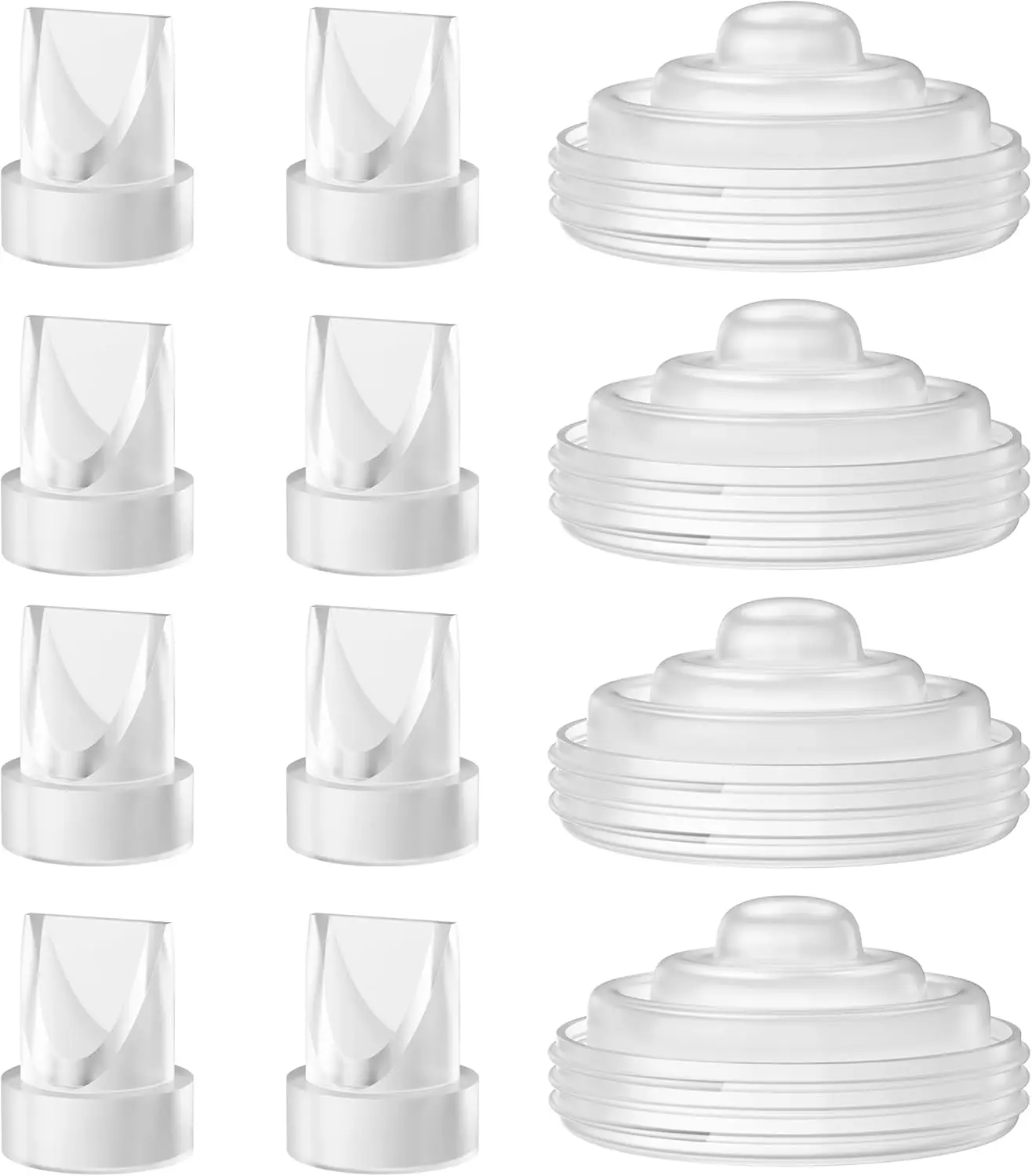 Duckbill Valves Silicone Diaphragm Compatible with Momcozy M5 Breast Pump, Replacement Pump Parts Accessories Compatible for M5