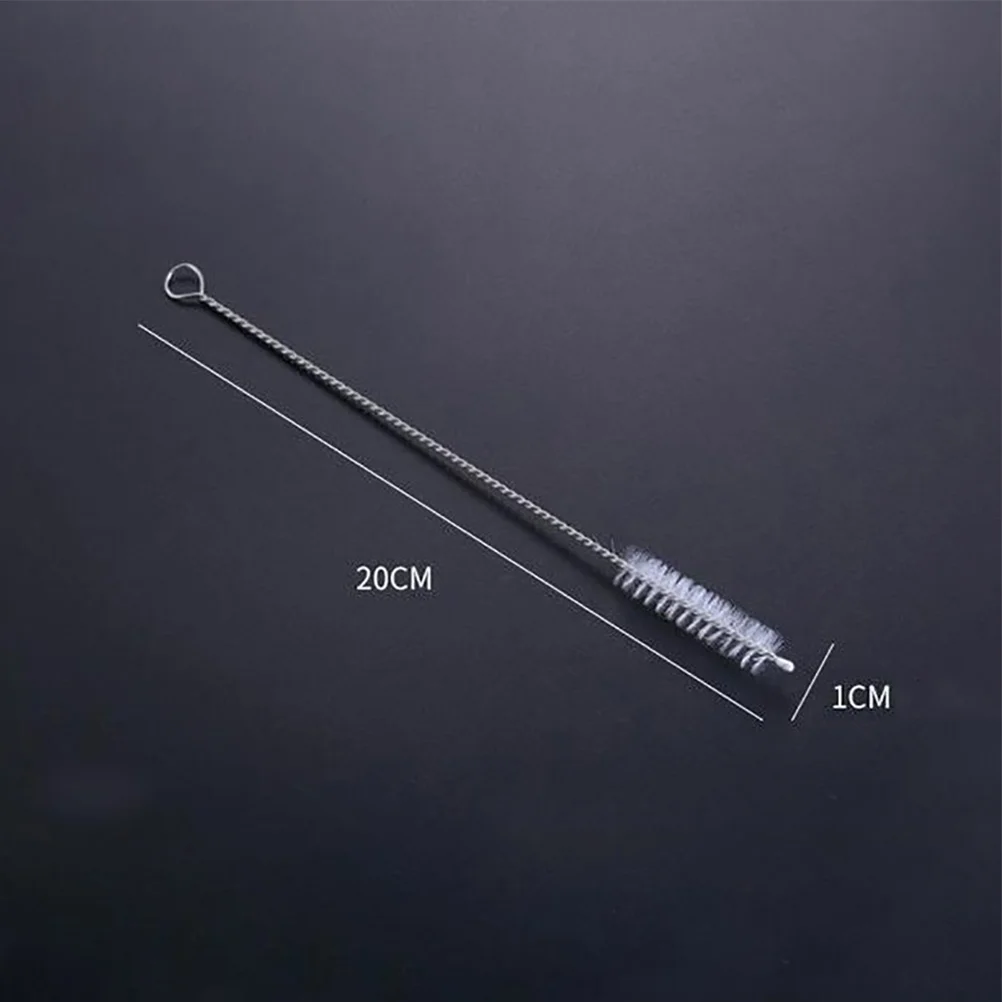 

6pcs Test Tube Brush Stainless Steel Long H Container Cleaner Kettle Pipe Cleaning Tool Household Bottle Cleaner