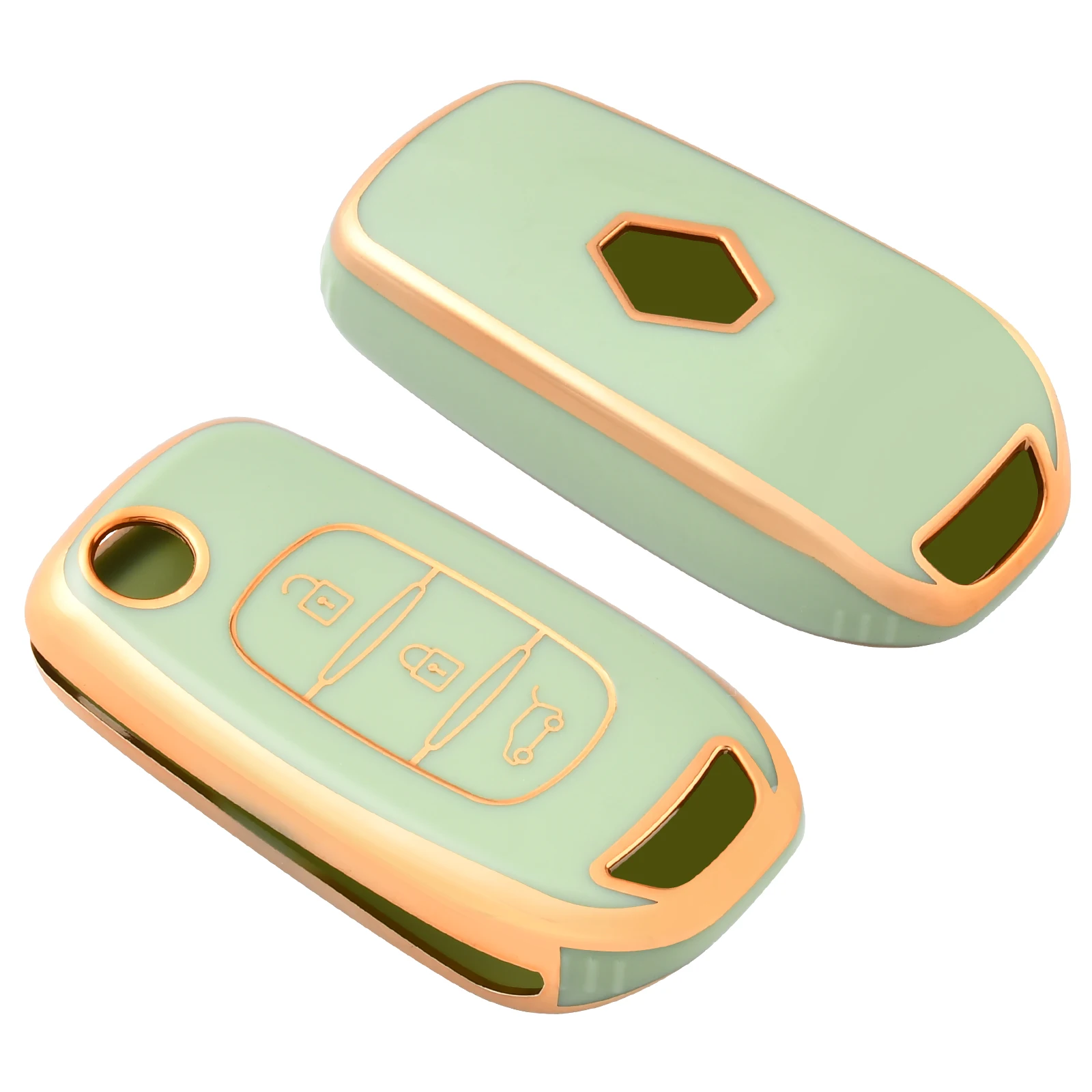 Key Cover Car Key Case Protective Cover for Renault Captur Megane Sandero Stepway Logan Clio 5 2022 Arkana 2020 2021 Kwid 2023
