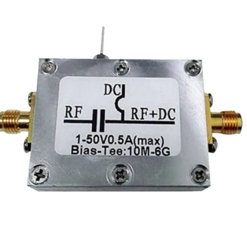 RF Isolator, Bias, Coaxial Feed 10MHz-6GHz Low Insertion Loss