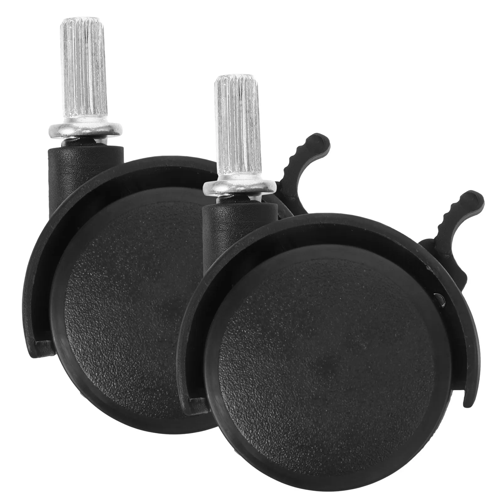 2Pcs Heavy Duty Caster Wheels Cart Replacement Laundry Rack Wheels Swivel Furniture Casters with Brake Furniture Casters