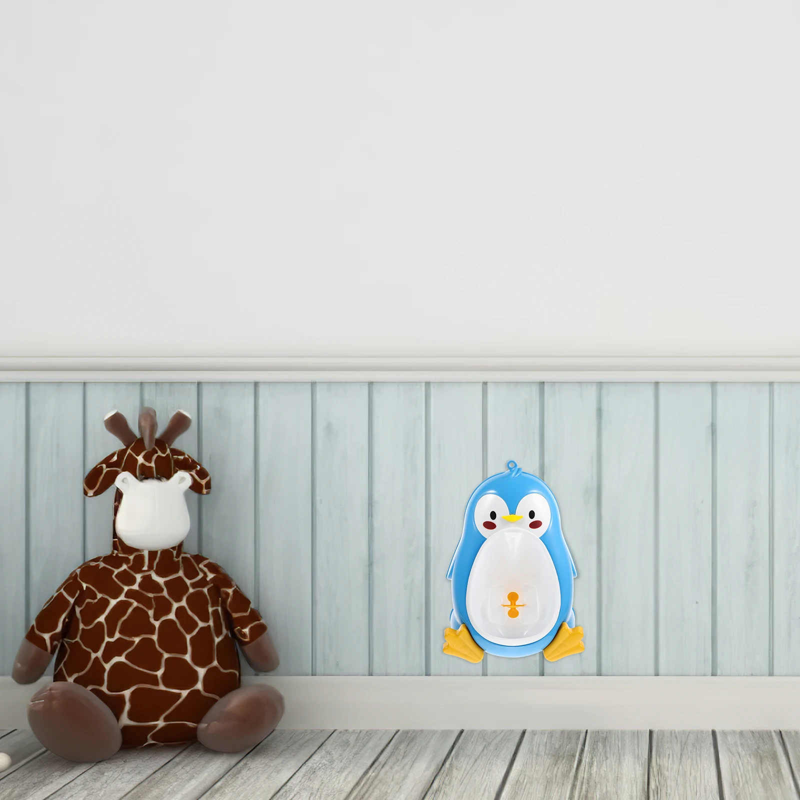 

Penguin Shape Children's Urinal for Boys Toddler Training Toilet Large Capacity Smooth Tank Removable Sturdy Standing