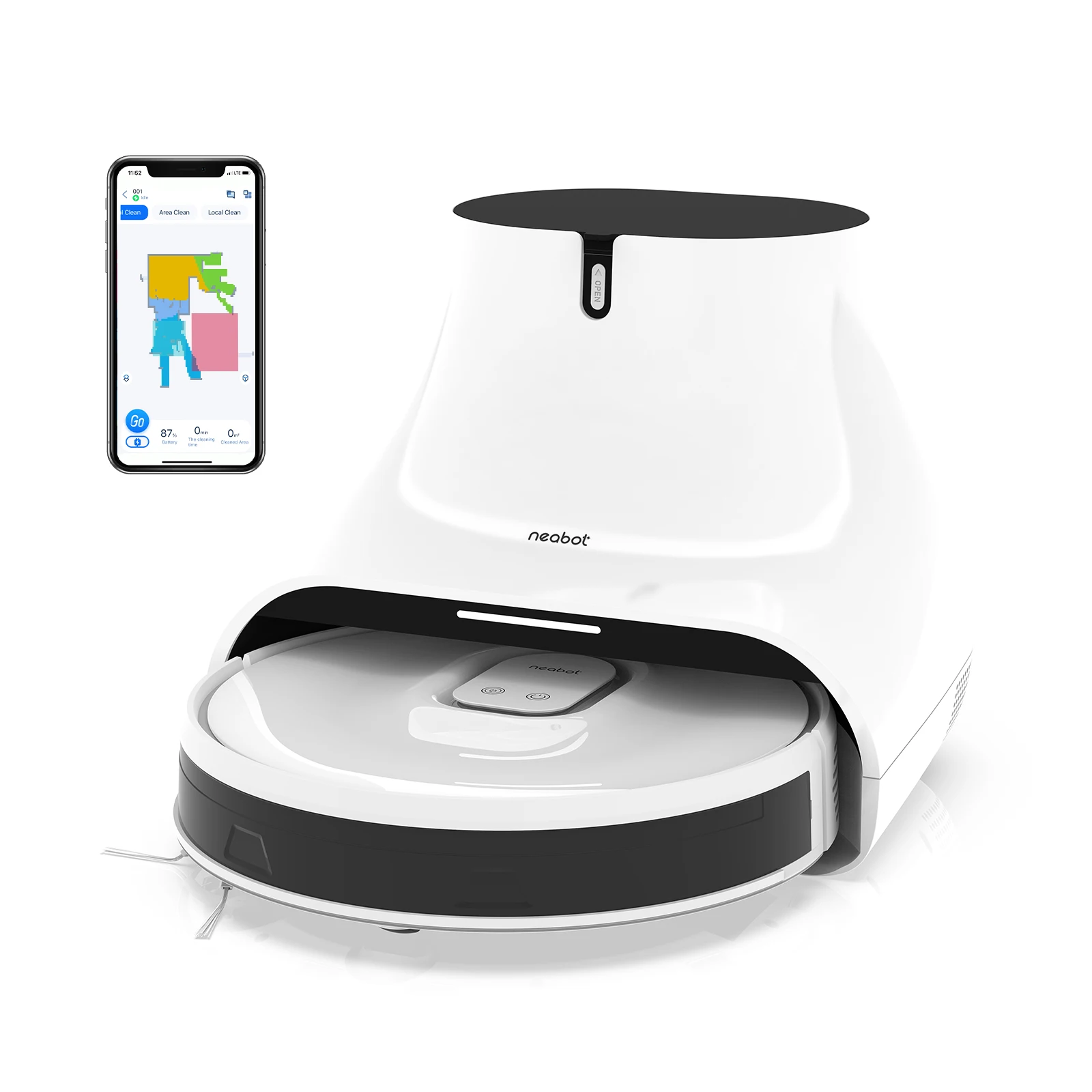 

Робот-пылесос Neabot Q11 Smart с функцией самоочистки