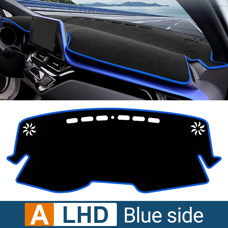 Auto Dashboard Abdeckung Sonnenschutz Matte Vermeiden Licht Pads Anti-Uv Fall Für Toyota C-HR CHR C HR 2016 2017 2018 2019 2020 2021 2022 2023