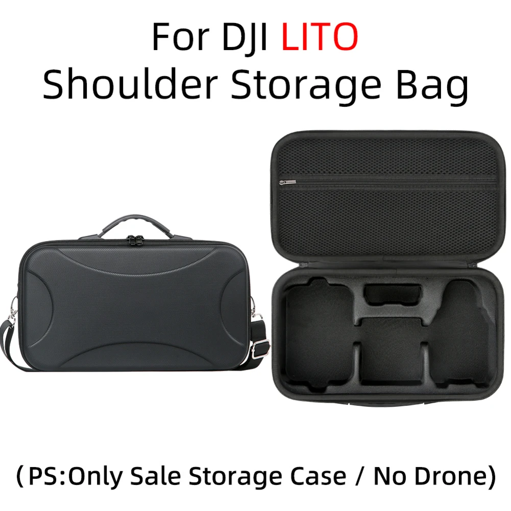 Waterproof Portable Case Designed to Fit For DJI Lito 1 X1 and For RC N3 with Ergonomic Carry Options and for rugged Build