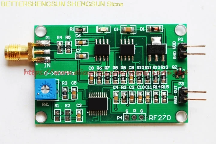 RF power module Radio frequency detector High frequency detector Power measurement 0-500MHz