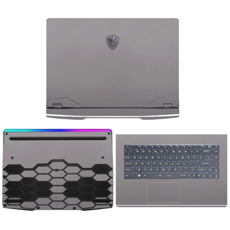 Stiker Kulit Laptop UNTUK MSI GE66 GF66 GP66 GS66 15.6 ''2020 Stiker Vinil Penutup PVC untuk Stiker MSI GL66 GS66 MS-16V1 15.6''