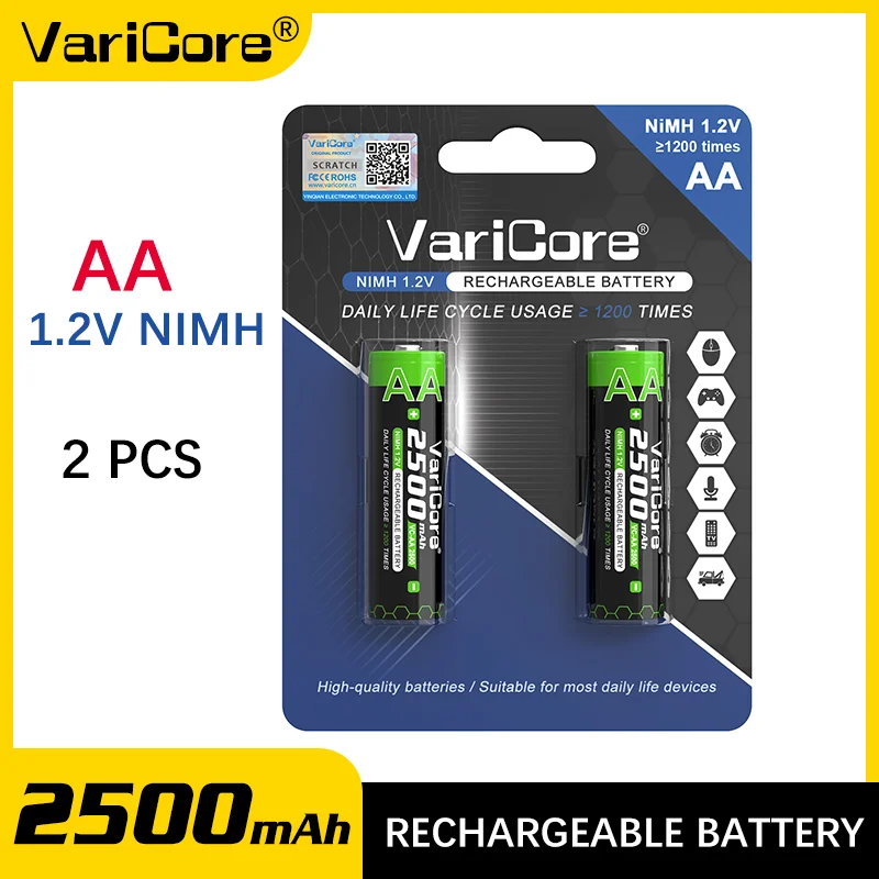 Varicore Aa 2500Mah…