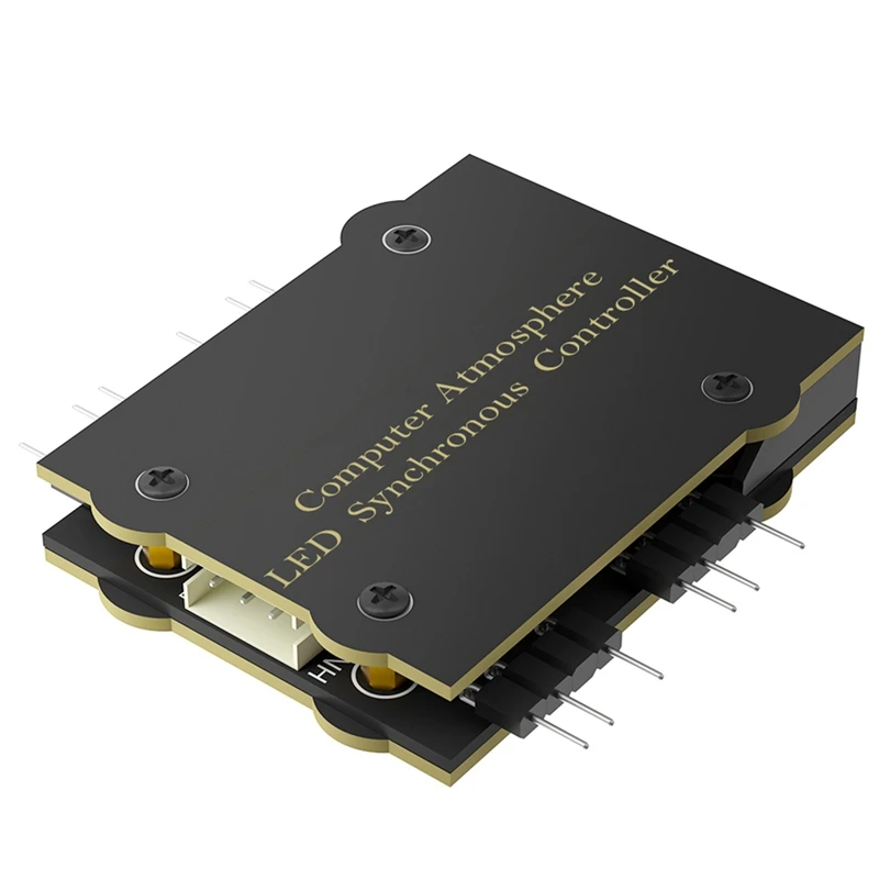 

ABYN-5V 3PIN RGB Fan Controller,5V Lighting Controller, Computer Atmosphere RGB LED Synchronization Controller For Desktop PC