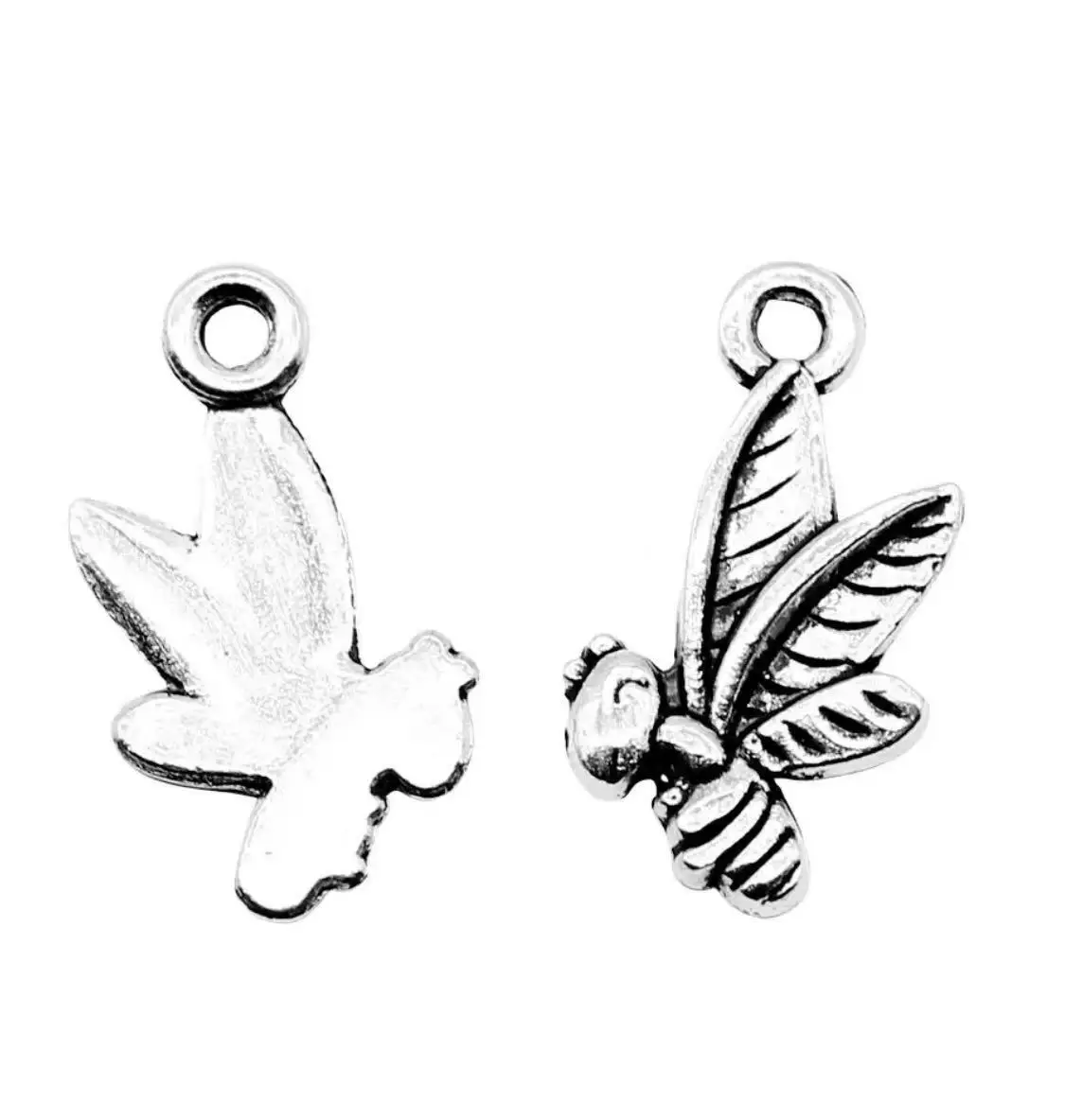 

20 шт. 19*15 мм, очаровательные металлические подвески-пчелки из сплава, фурнитура для рукоделия HWEF2779