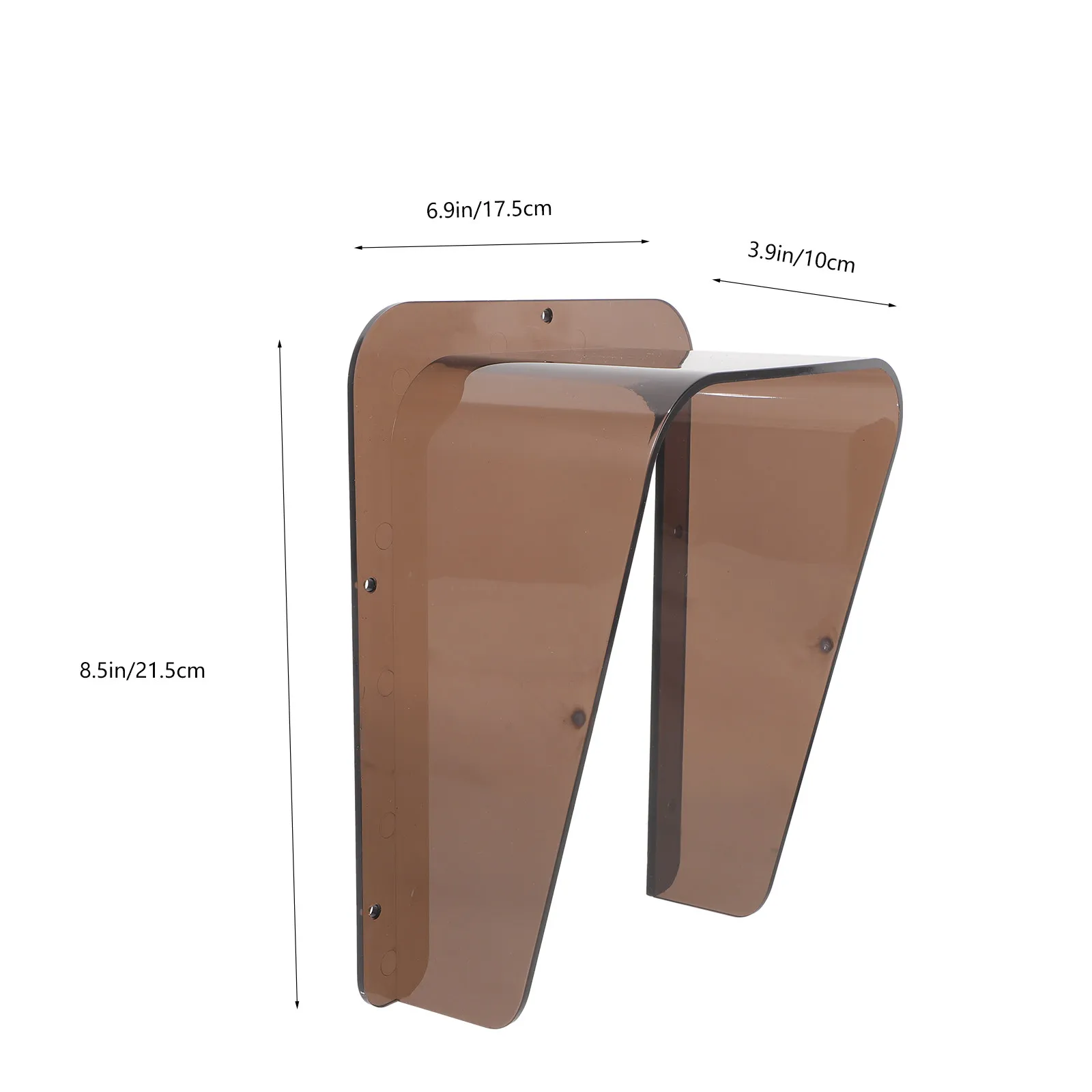 Doorbell Acrylic Rain Cover Waterproof Protective Case for Small Access Control Password Card Attendance Machine Outdoor Use