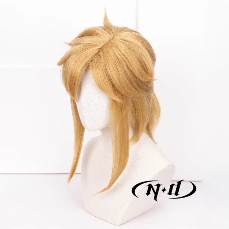ND Link شعر مستعار كوسبلاي لعبة كوس شعر مستعار كوسبلاي للعبة كوميك كون كوزر زي موضوع حفلة صناعية مقاومة للحرارة