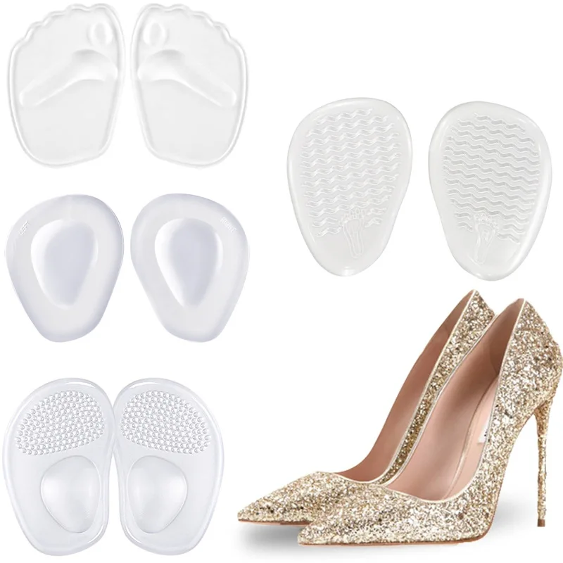 

Forefoot Pad Non-slip Massage Insoles For Women's High Heels