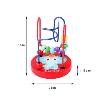 Montessori Wooden Bead Maze Toy 6